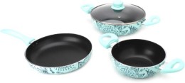 Wonderchef Oscar Blu Set Bello Cookware Set  (PTFE (Non-stick), 4 - Piece) Rs 1399 at Flipkart